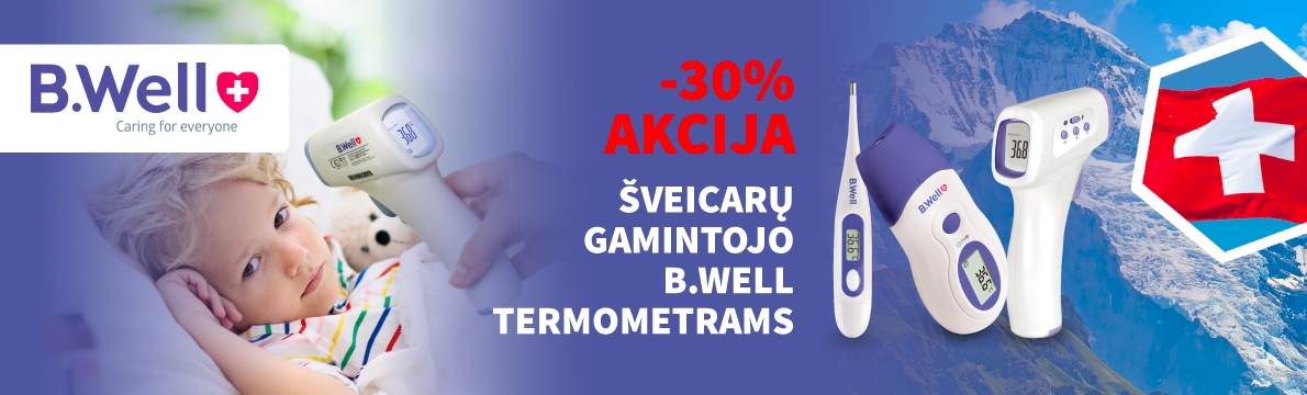 B.Well termometrai -30%